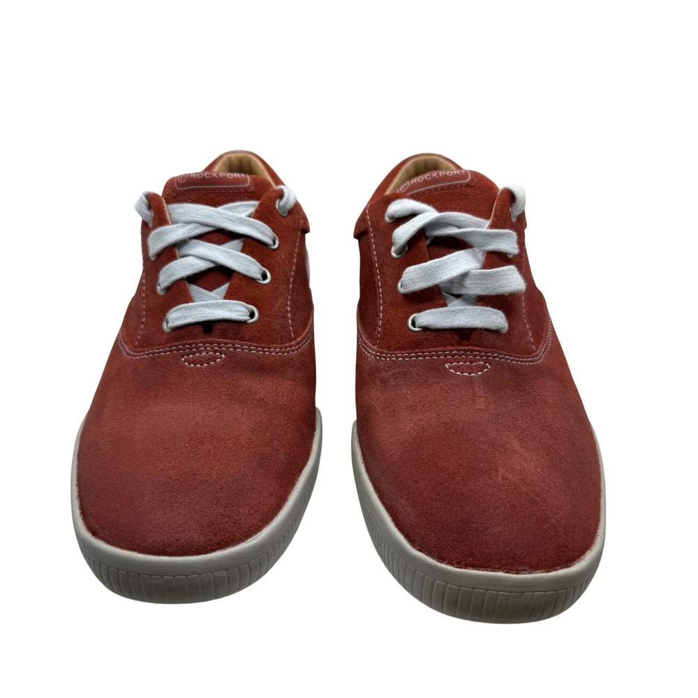 Rockport RocSports Lite K55772 Mens Rust Orange Suede Casual Sneakers Size 8